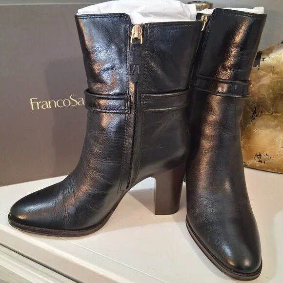 Franco Sarto Leather Booties - Picture 6 of 10